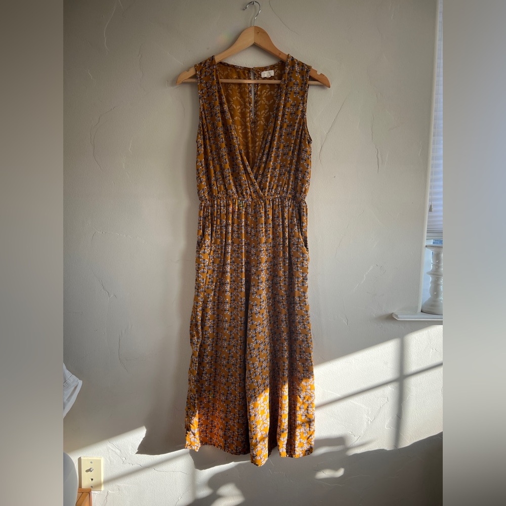 Cost Plus World Market Bee Print Jumpsuit - S/M